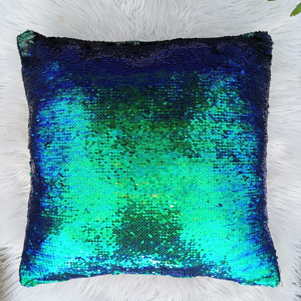 Flip sequin throw pillow kids bedding/Bedroom decor